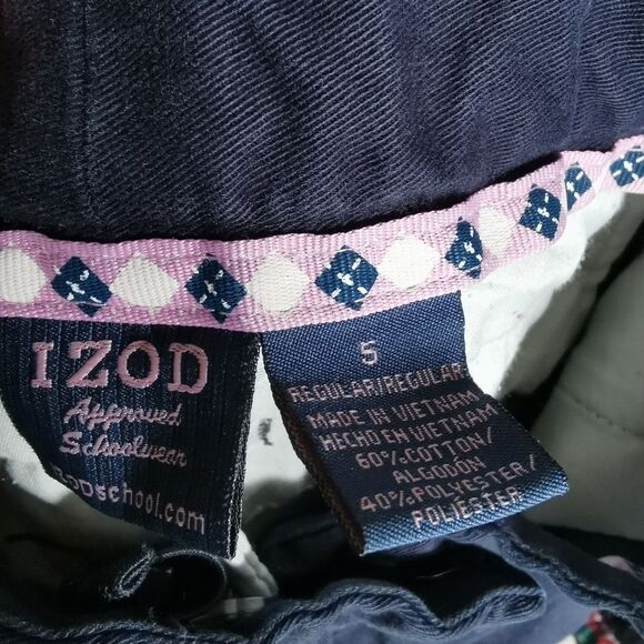 2/$15 Izod boys dress pants/ school pants size 5 - Picture 2 of 4